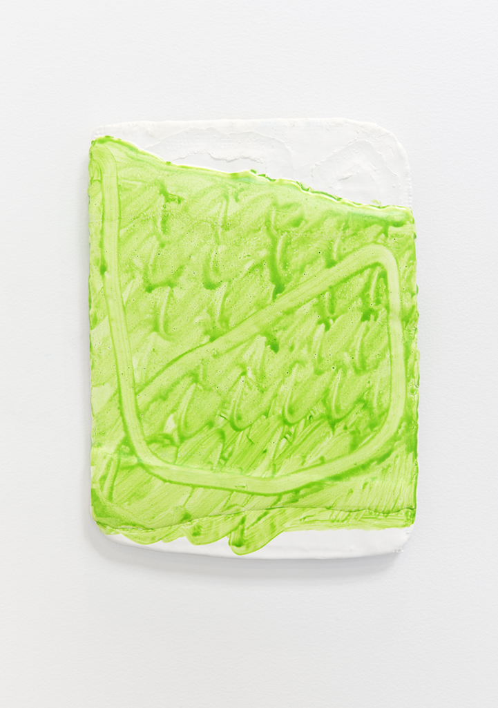 Green Turner, 2014, Watercolor, hydrocal, fibreglass mesh, plywood 8 x 10"